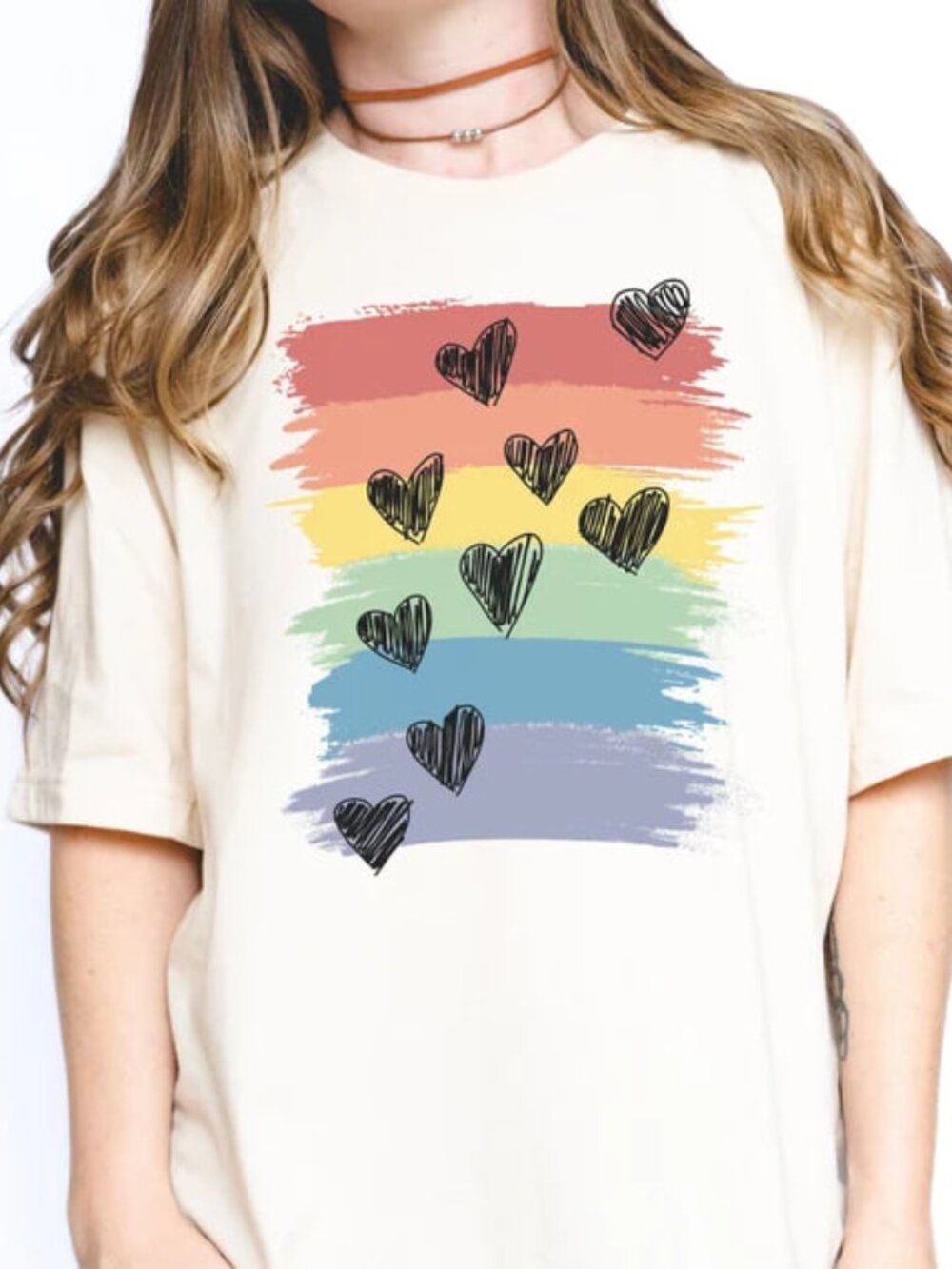 Cute Pride Heart Shirt, Gay Rainbow Tee, Pride Shirt Gift